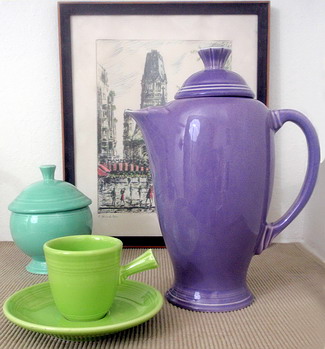 Lilac Fiestaware Dinnerware from Homer Laughlin