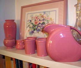 Fiestaware rose on sale