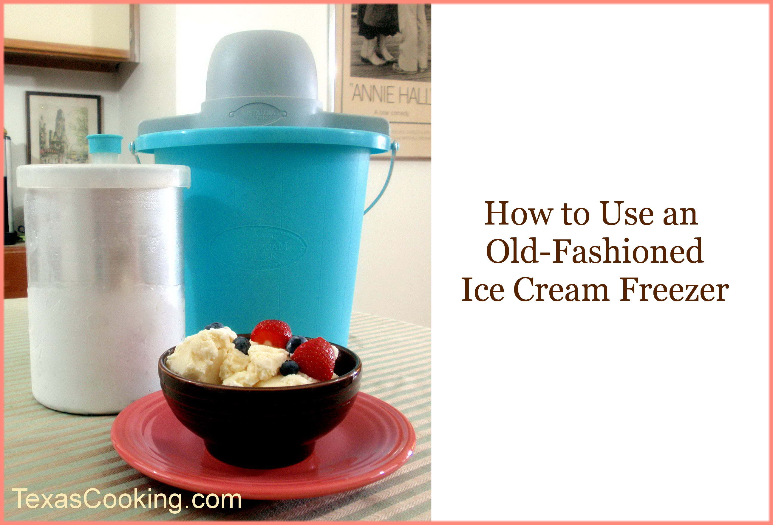 How to Use an Old-Fashioned Ice Cream Freezer